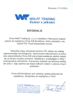 Wolff Trading Sp. z o.o.