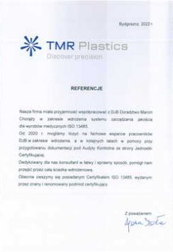 TMR Plastics SP. Z O.O.